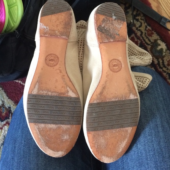 Ugg suede knee high slouch boot