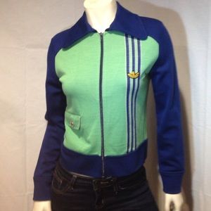 Vtg 70/ Adidas Trefoil West Germany track jacket