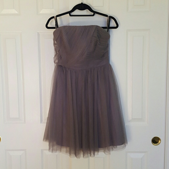 Alfred Angelo Chiffon Strapless Dress