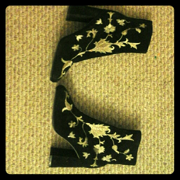 vintages  suede ankle Boots