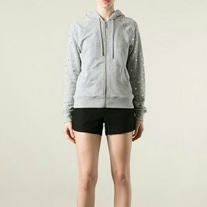 RARE Michael Kors embellished zip up hoodie