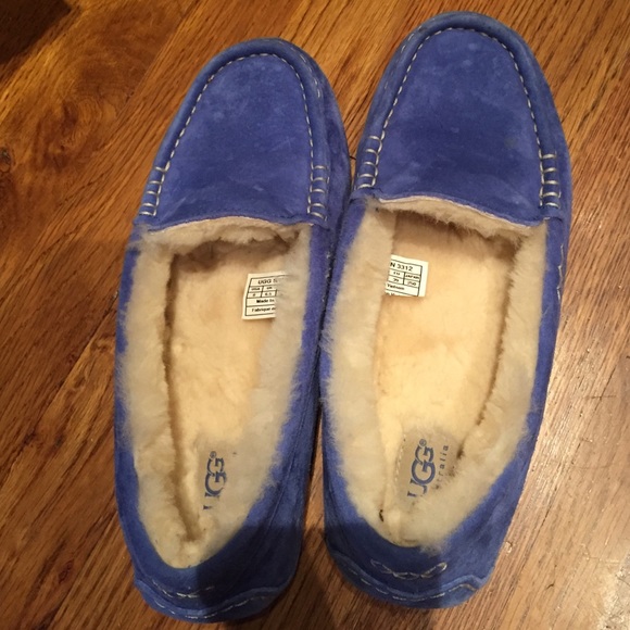 Blue Ugg moccasins