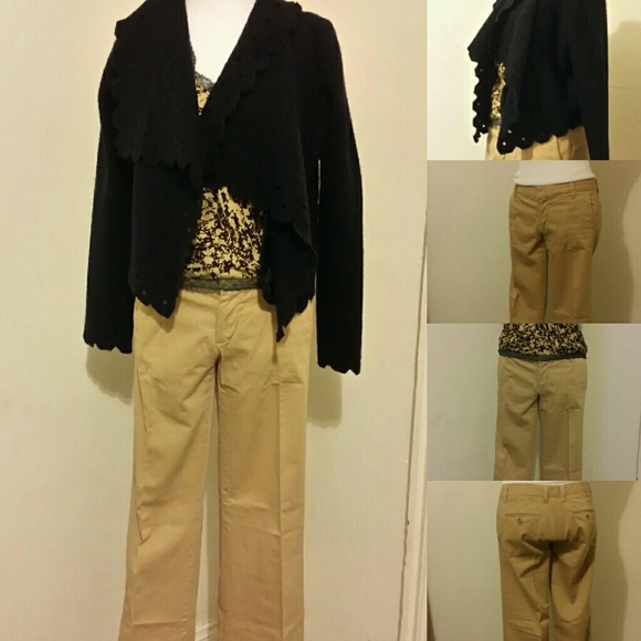 Tan stretch work pants