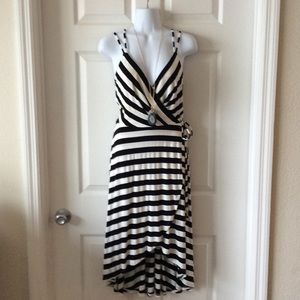 Vince Camuto black and white cotton dress, XS