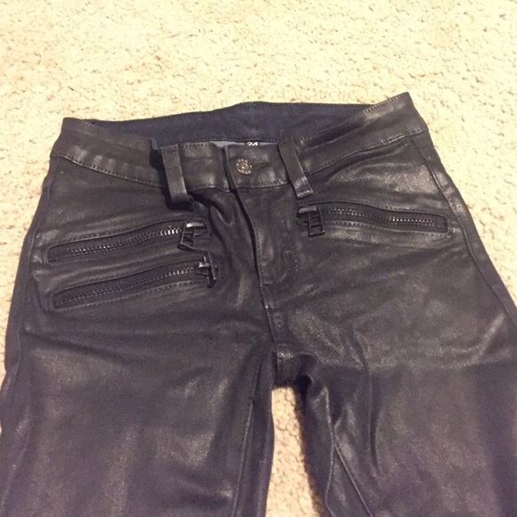 Lf waxed denim jeans