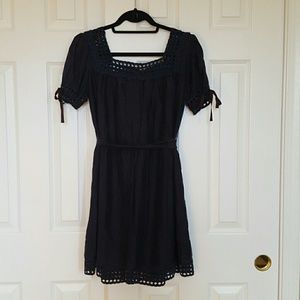 Eyelet Lace Babydoll Dress