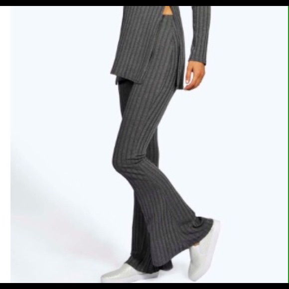 Knit Flared Trousers