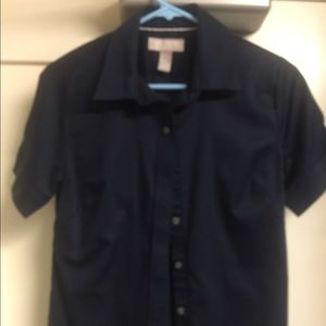 Navy Banana Republic Shirt