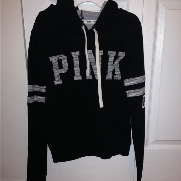 Victoria's Secret Pink Hoodie - Black - Size S