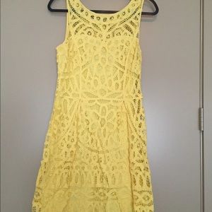 Yellow lace Lilly Pulitzer Dress
