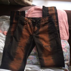 American apparel tie dye jeans