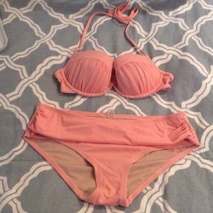 Victoria's secret peach two piece bikini