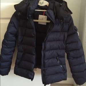 Moncler Bady matt Navy puffer down Jacket 0