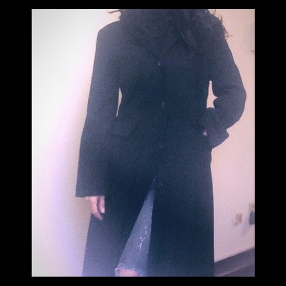 Black vintage coat