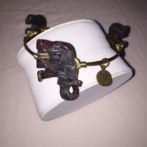 Bourbon & Bowties elephant bracelet-Bama-Roll Tide