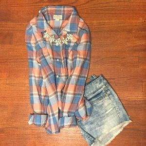 Madewell Plaid Boyshirt