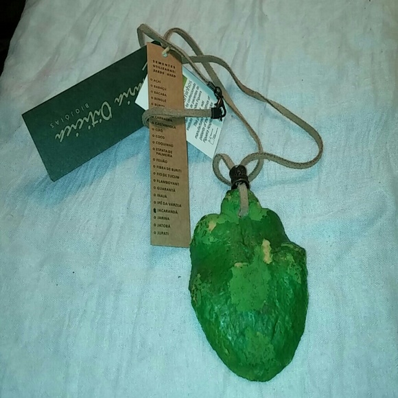 Cross leather necklace