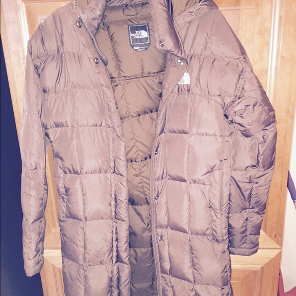 North Face long down brown color!