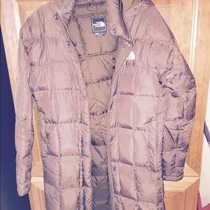 North Face long down brown color!