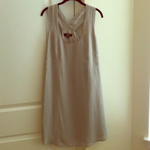 Gray flowy dress, super comfortable