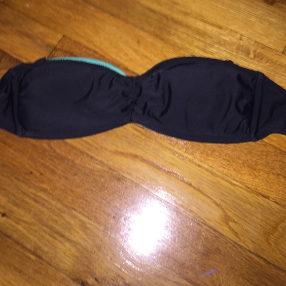 black bathing suit top