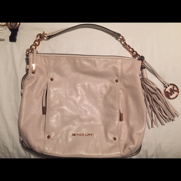Creme colored Michael Kors bag
