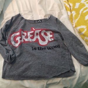 Grease crop top