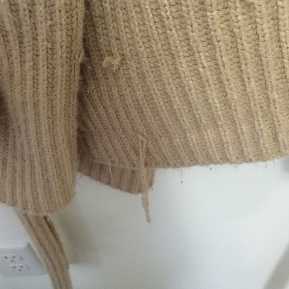 Long tan cardigan - Picture 3 of 4