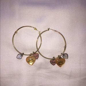 Juicy couture hoop earrings