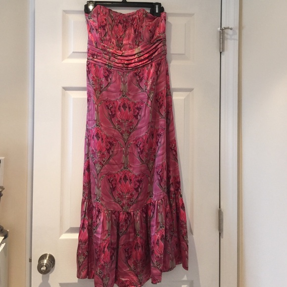 Tracy Reese strapless dress.