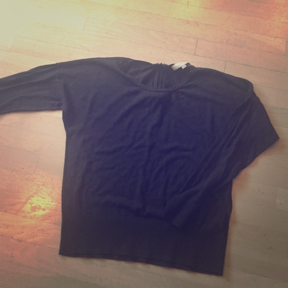 LOFT Black Dolman Sweater