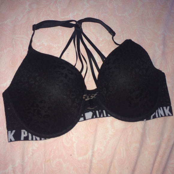 BLACK FRONT CLASP VS BRA