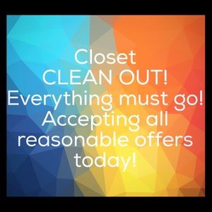 Closet CLOSING soon!