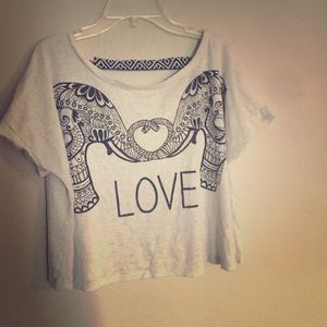 Rue 21 love crop top
