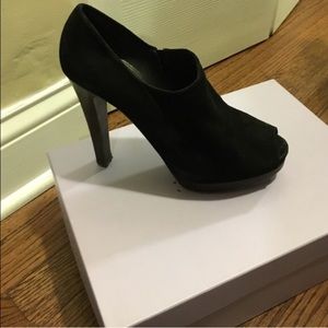 Stuart Weitzman Black Suede Heels