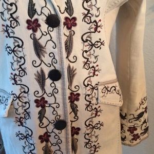 DB Sport Jackets & Coats - Embroidered long coat. Perfect for spring. DB Sport Jackets & Coats - Embroidered long coat. Perfect for spring.