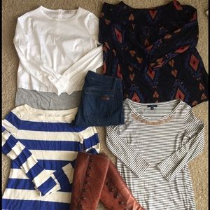 Loft, Gap, and Lucky shirt bundle
