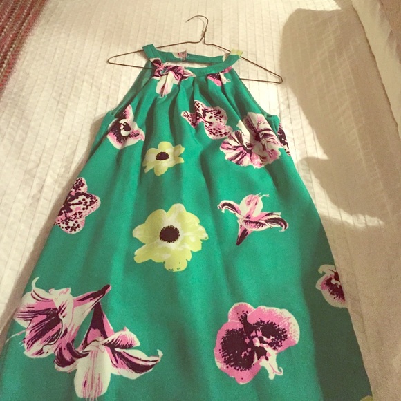 Floral jcrew tea dress