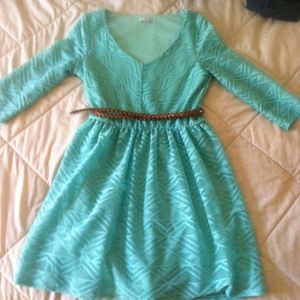 Blue Tribal Dress