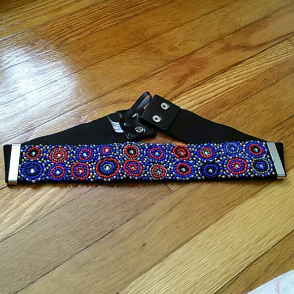 Boho Beaded Belt - Picture 2 of 3