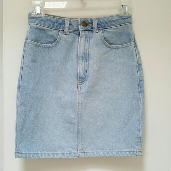 American Apparel Denim Skirt