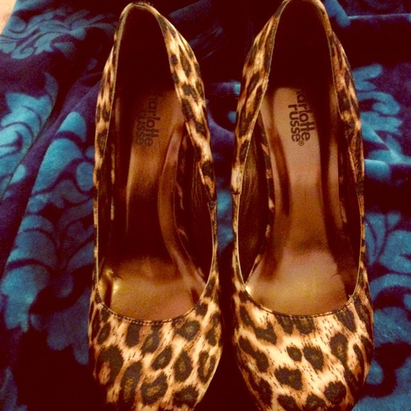Cheetah print heels