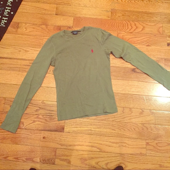 Army Green Ralph Lauren Long Sleeve