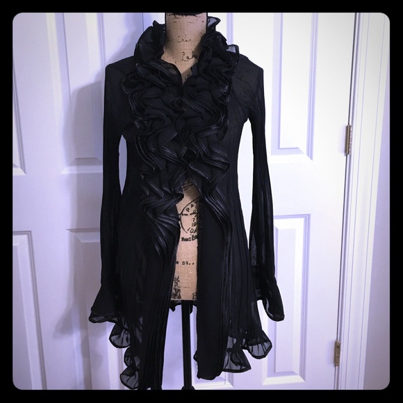 Sheer black jacket