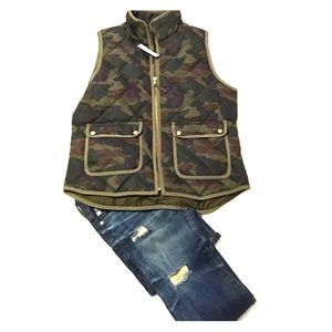 J.Crew Camo Vest