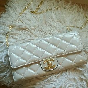 Quilted cross body bag