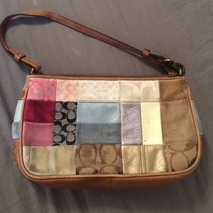 Coach patched mini bag