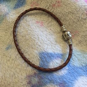 Leather Pandora bracelet