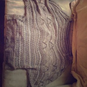 Charlotte Russe see-thru knit sweater.