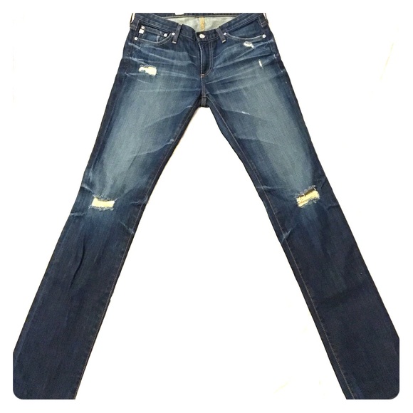 AG Skinny Straight Jeans